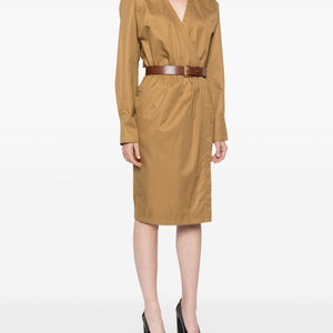 Saint Laurent belted dress