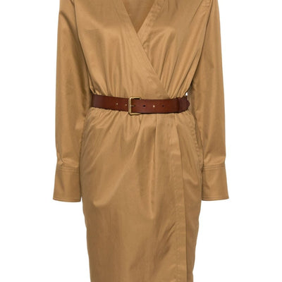 Saint Laurent belted dress