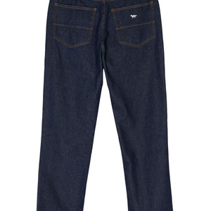 Maison Kitsuné Mid-rise straight-leg trousers