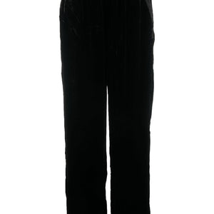Gold Hawk Velvet wide-leg trousers