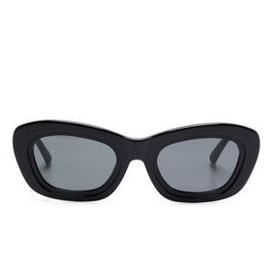 The Attico Black & Silver Sunglasses