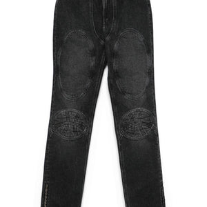Jean Paul Gaultier Padded deatils denim jeans