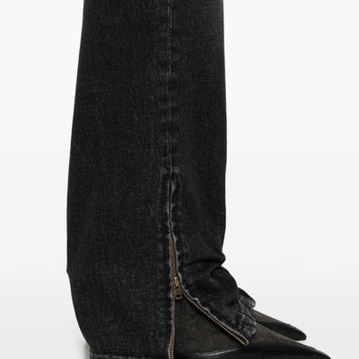 Jean Paul Gaultier Padded deatils denim jeans