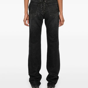 Jean Paul Gaultier Padded deatils denim jeans
