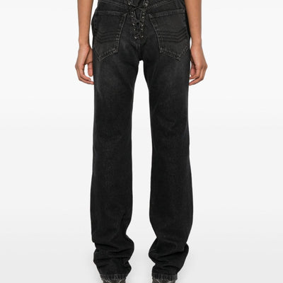 Jean Paul Gaultier Padded deatils denim jeans