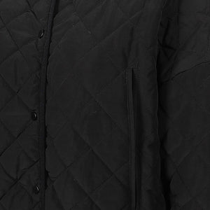 Sandbeige Nylon quilted jacket