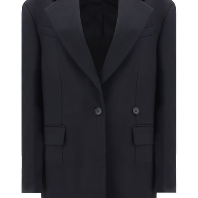 P.A.R.O.S.H. Wool single-breasted blazer jacket