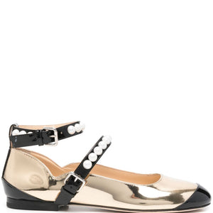 Mach & Mach two-tone ballerina shoes