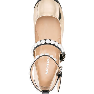 Mach & Mach two-tone ballerina shoes