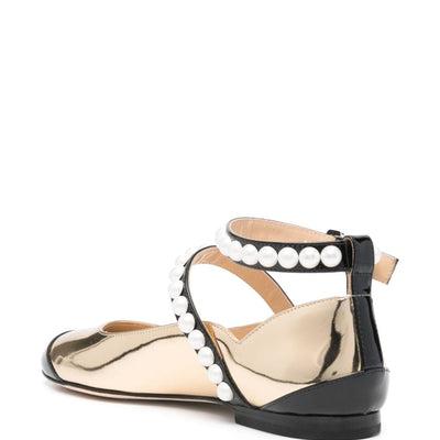 Mach & Mach two-tone ballerina shoes