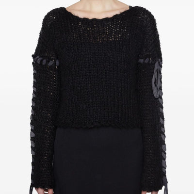Acne Studios Conscious Criteria page Wool blend crewneck sweater