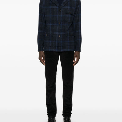 Finamore 1925 Napoli Wool single-breasted jacket