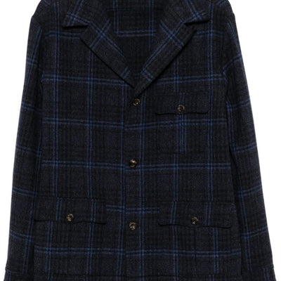 Finamore 1925 Napoli Wool single-breasted jacket