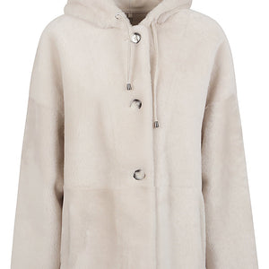 Enes Fur hooded jacket