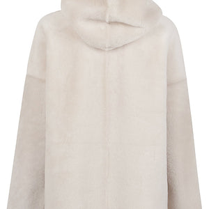 Enes Fur hooded jacket
