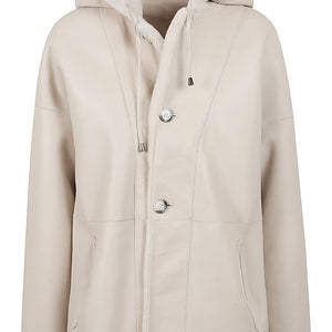 Enes Fur hooded jacket