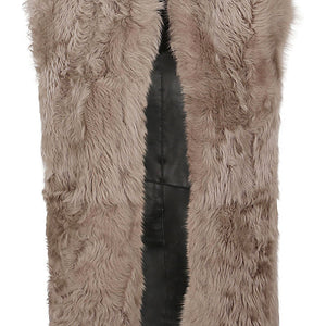 Enes Sleeveless fur coat