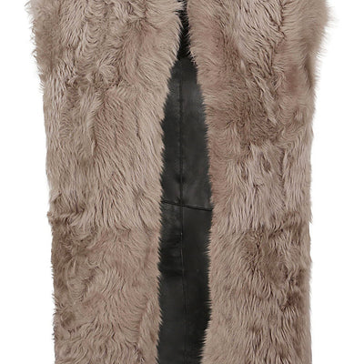 Enes Sleeveless fur coat