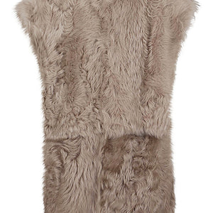 Enes Sleeveless fur coat