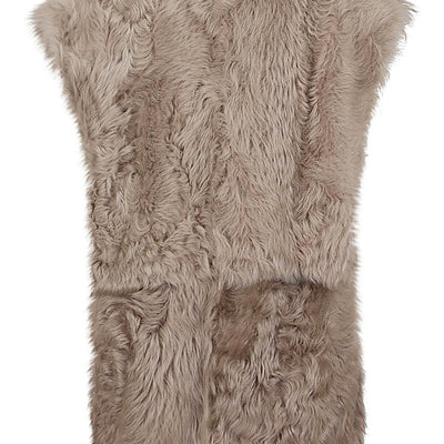 Enes Sleeveless fur coat
