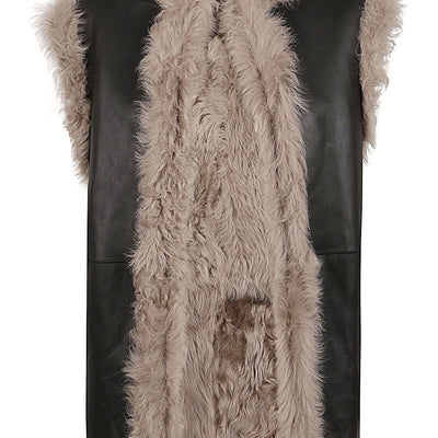 Enes Sleeveless fur coat
