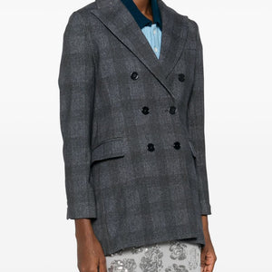 Circolo 1901 Cotton double-breasted jacket