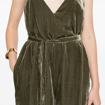 Gold Hawk Velvet jumpsuit