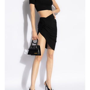 Jacquemus La Mini Jupe Drapeado skirt