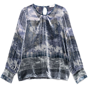 Pierre Louis Mascia Silk printed blouse