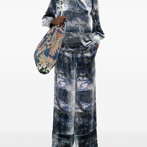 Pierre Louis Mascia Silk printed blouse