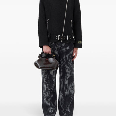 Ganni Textured Boucle Wool Jacket