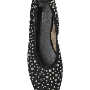 Tory Burch crystal embellished ballerina shoes