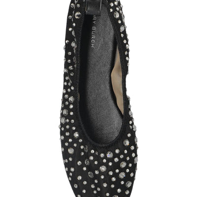 Tory Burch crystal embellished ballerina shoes