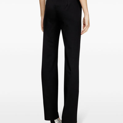 Diesel Oval D logo plaque high-waisted Wool blend trousers