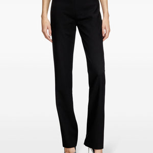 Diesel Oval D logo plaque high-waisted Wool blend trousers