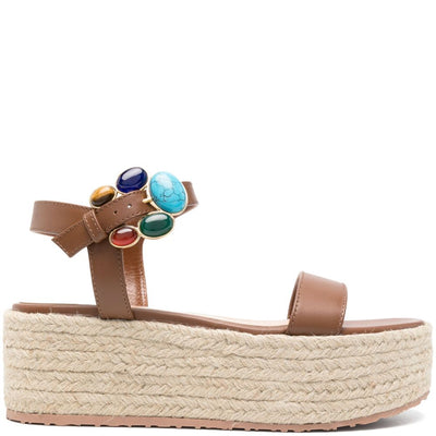 Gianvito Rossi Gianvitp Rossi stone-embellished espadrilles