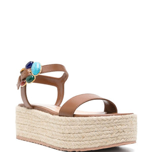 Gianvito Rossi Gianvitp Rossi stone-embellished espadrilles