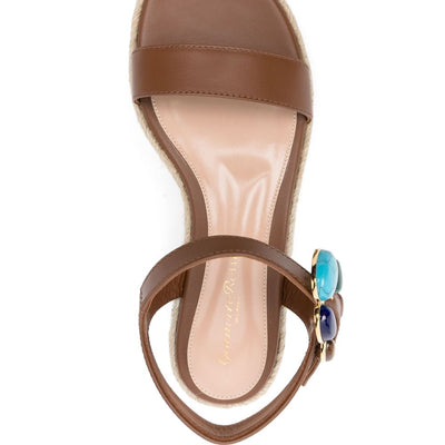 Gianvito Rossi Gianvitp Rossi stone-embellished espadrilles
