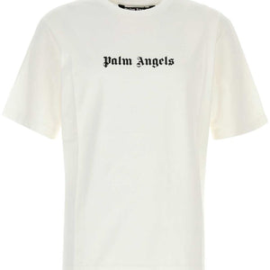 Palm Angels logo print crew neck T-shirt