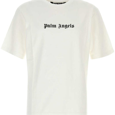 Palm Angels logo print crew neck T-shirt