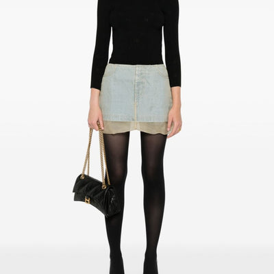 Balenciaga BB-pattern open-knit jumper
