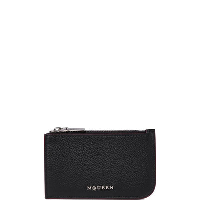 Alexander McQueen leather card case