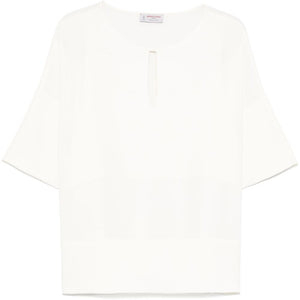 Alberto Biani Blouse with teardrop opening