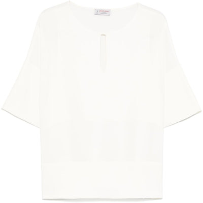 Alberto Biani Blouse with teardrop opening