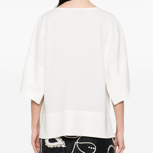 Alberto Biani Blouse with teardrop opening