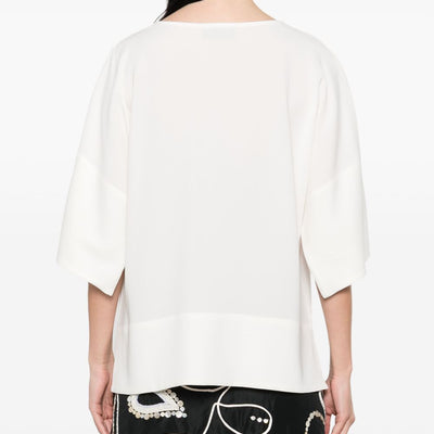Alberto Biani Blouse with teardrop opening