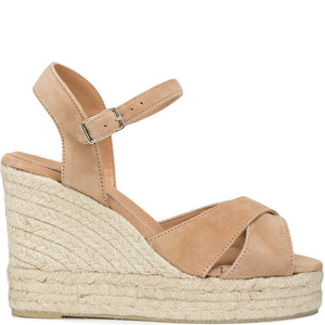 Castañer Blaudell suede wedge sandals