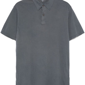 Hartford Light polo in Steel blue