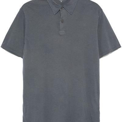 Hartford Light polo in Steel blue