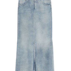 Maison Margiela Maxi denim cotton skirt